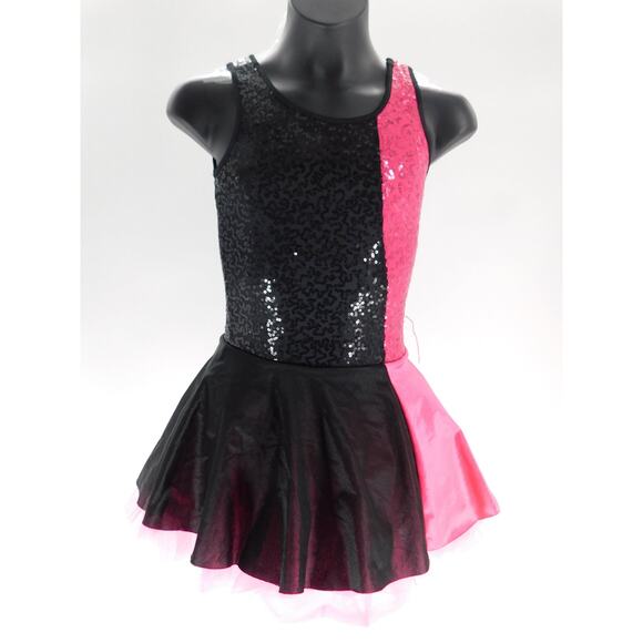 Pre-Owned Costume Be Wicked  140837 Medium Child Hot Pink  Jazz - Picture 1 of 6